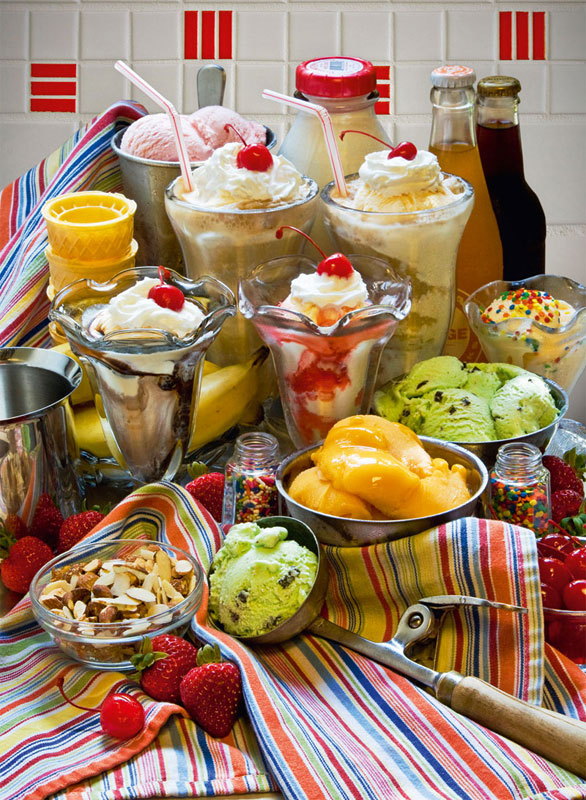 Just Desserts Food and Drink Jigsaw Puzzle