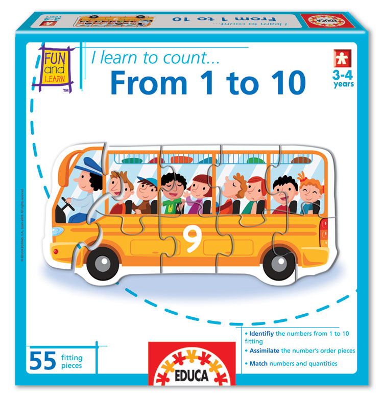I Learn to Count... From 1 to 10 Educational Jigsaw Puzzle
