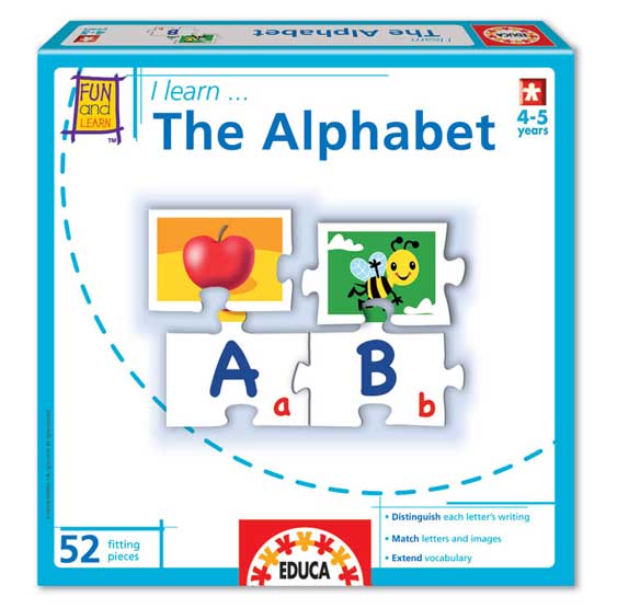 I Learn... The Alphabet Educational Jigsaw Puzzle