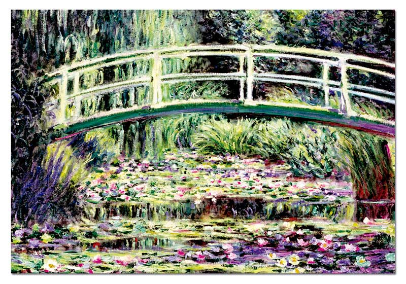 White Water Lilies, C. Monet Impressionism & Post-Impressionism