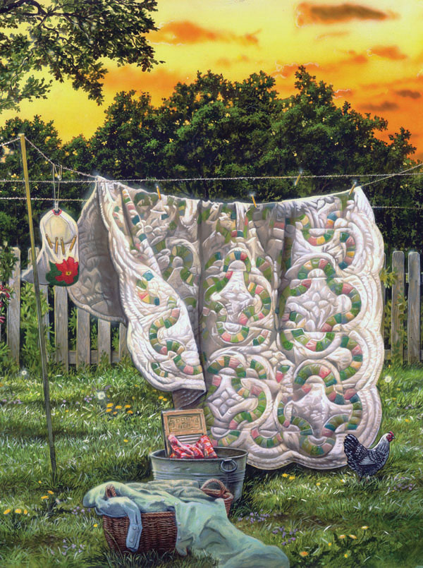 Laundry Time Quilting & Crafts Jigsaw Puzzle