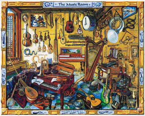 The Music Room Music Jigsaw Puzzle
