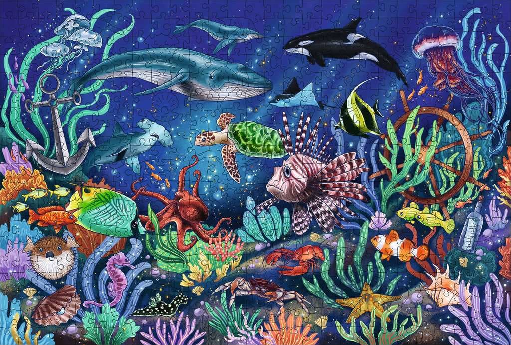 Wooden Puzzles: Under the Sea