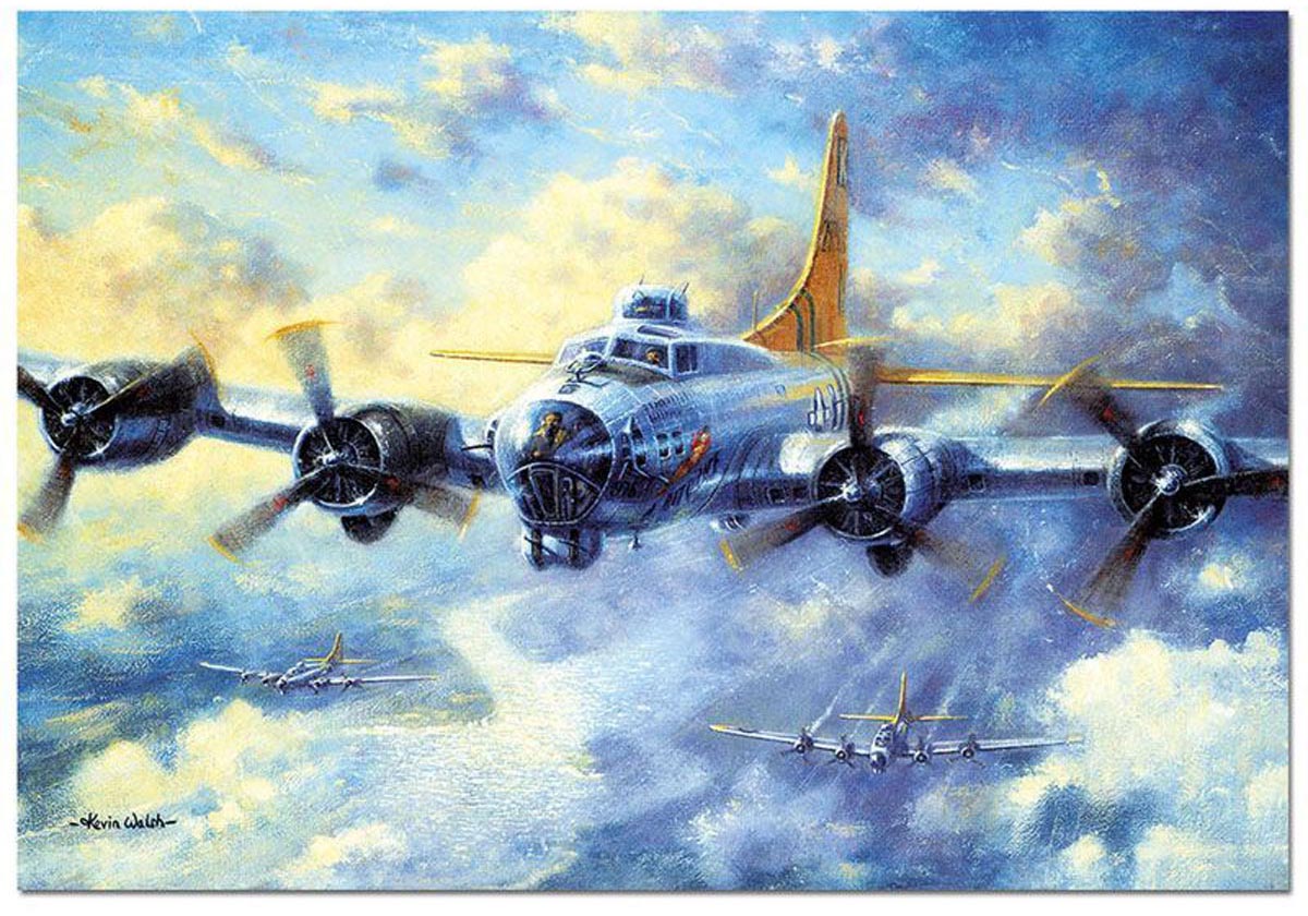 B17G Flying Fortress Plane Jigsaw Puzzle