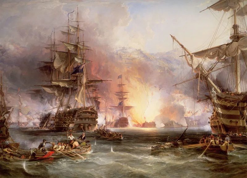 Bombardment of Algiers Fine Art