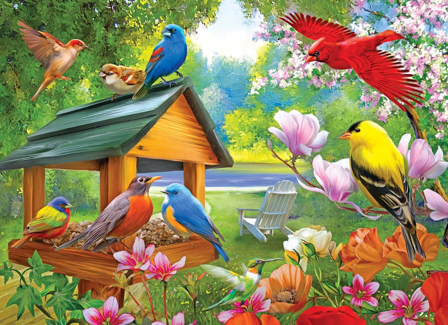 Puzzle Collector - 4 In1 - Songbirds