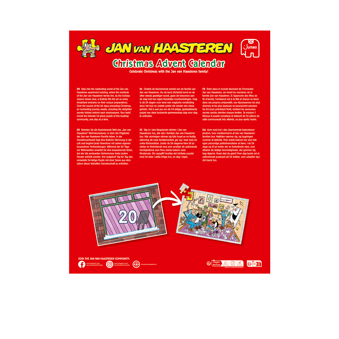 Jan van Haasteren Christmas Advent Calendar