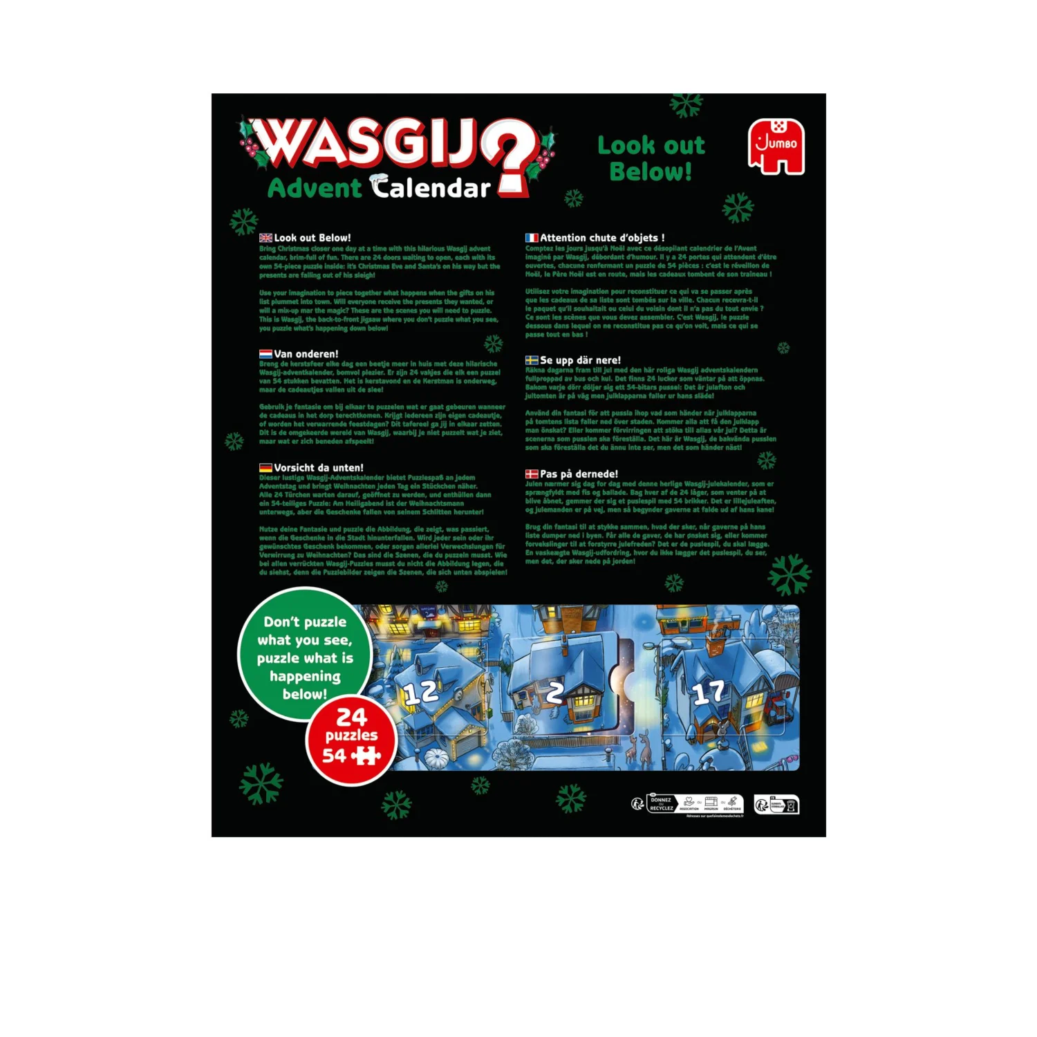 Wasgij Advent Calendar - Look out Below!