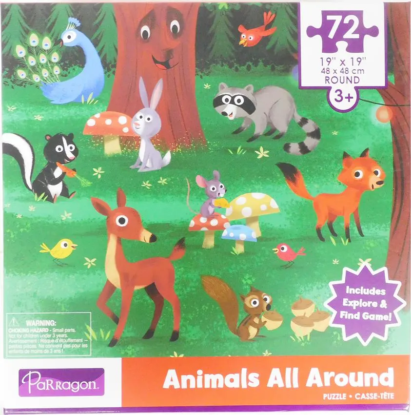 Animals All Around Children's Puzzle Animals