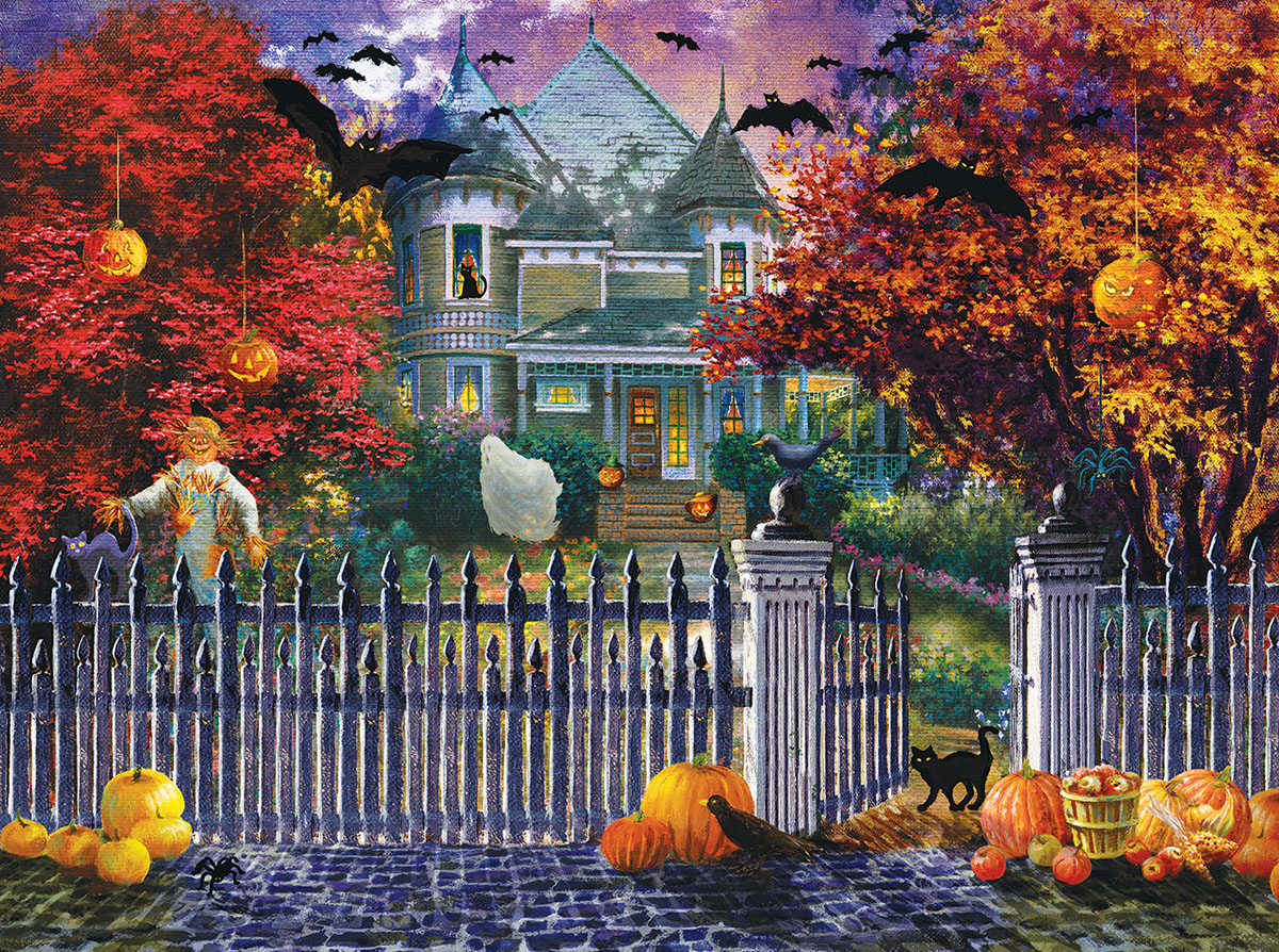 Halloween House Fall Jigsaw Puzzle