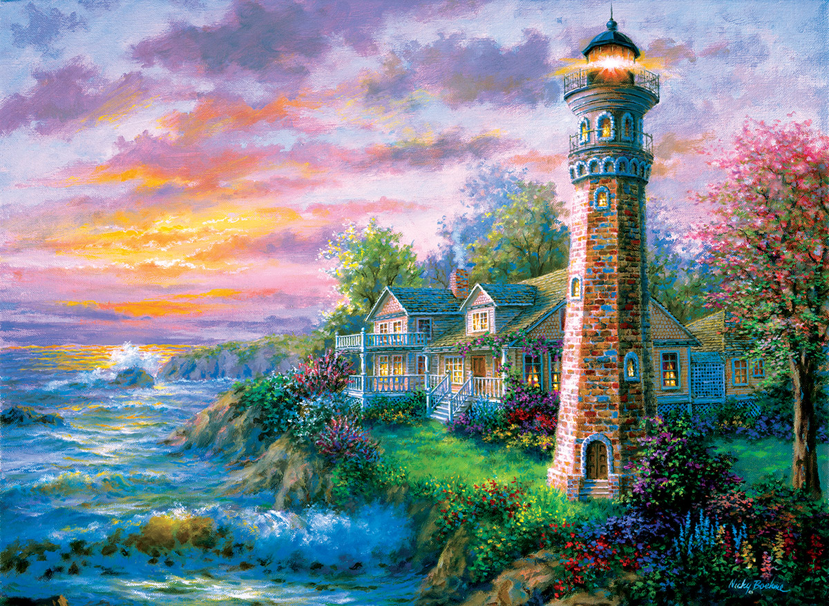 Sea Haven Lighthouse Jigsaw Puzzle