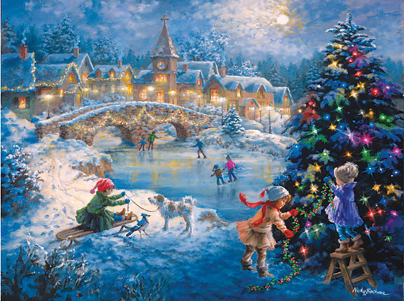 A Joyful Celebration Christmas Jigsaw Puzzle