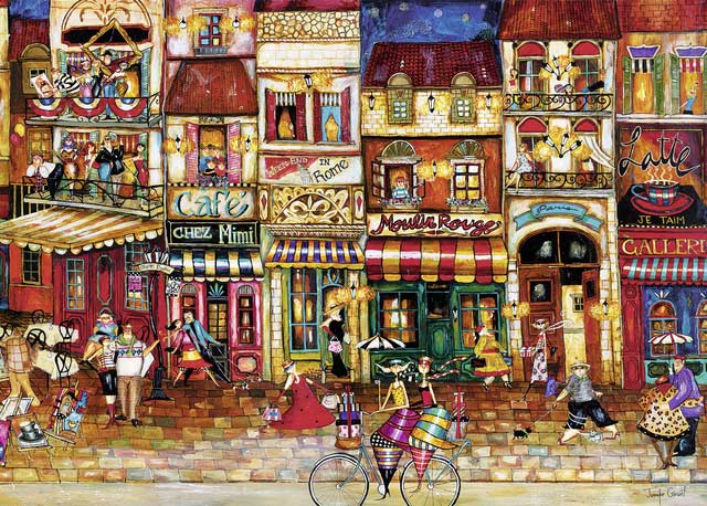 Streets of France Humor Jigsaw Puzzle