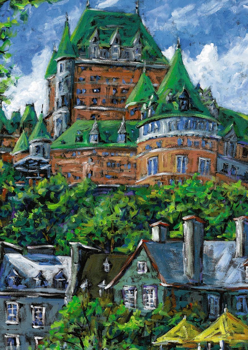 Chateau Frontenac, Québec, 1000 Pieces, Ravensburger Serious Puzzles