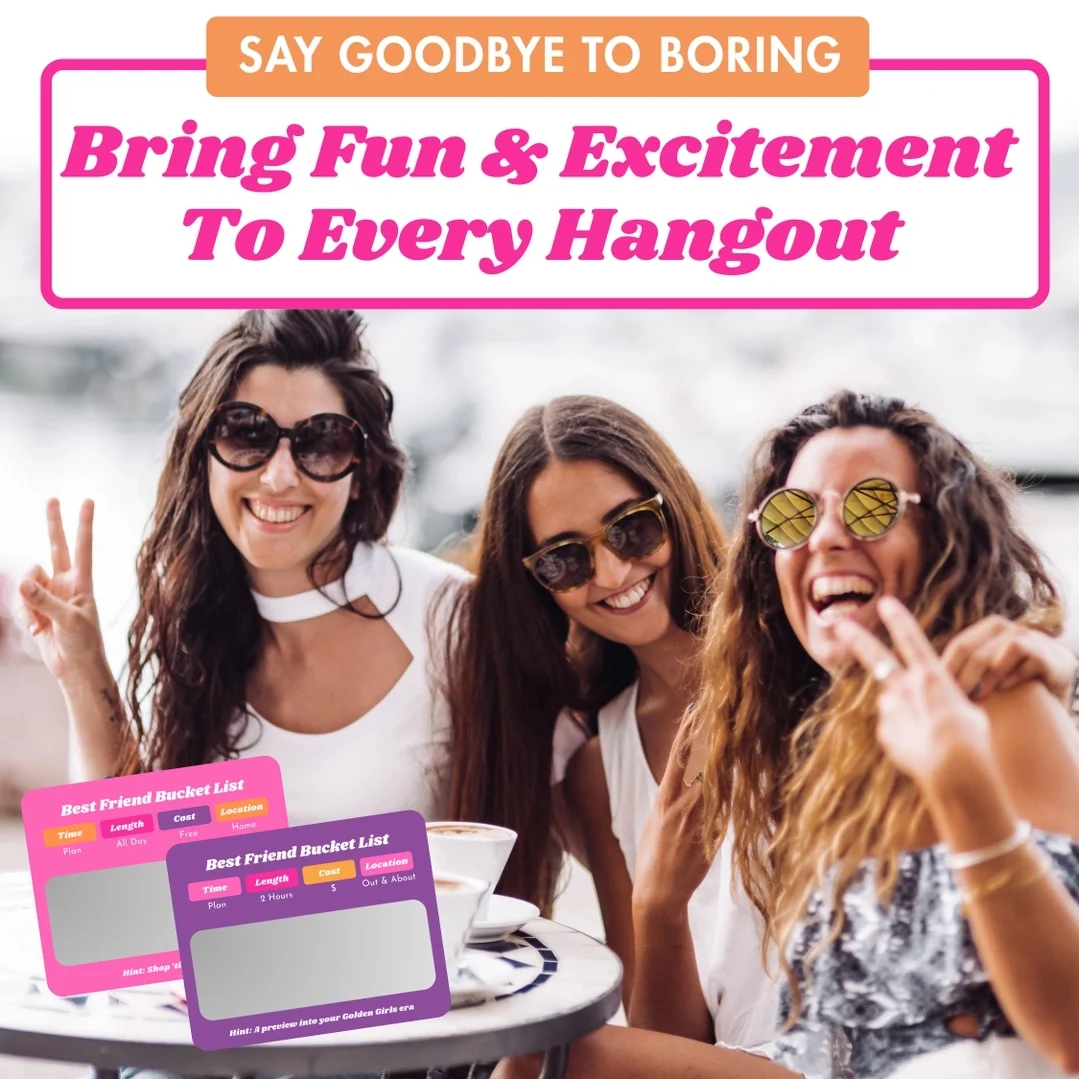 Best Friend Bucket List - 35 Scratch-Off Friend Dates