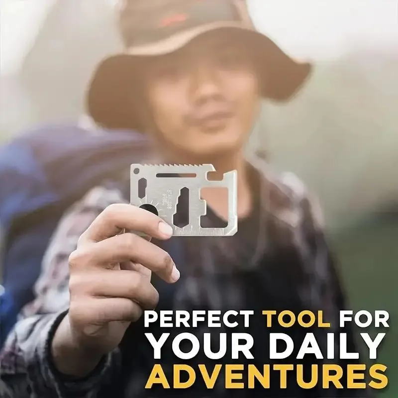 11-in-1 Survival Credit Card Multitool