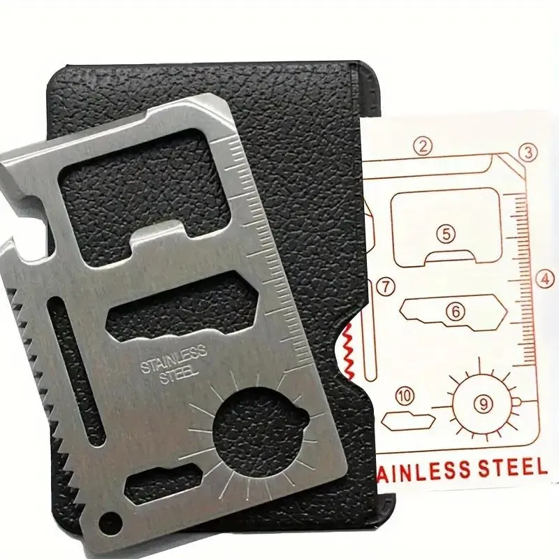 11-in-1 Survival Credit Card Multitool