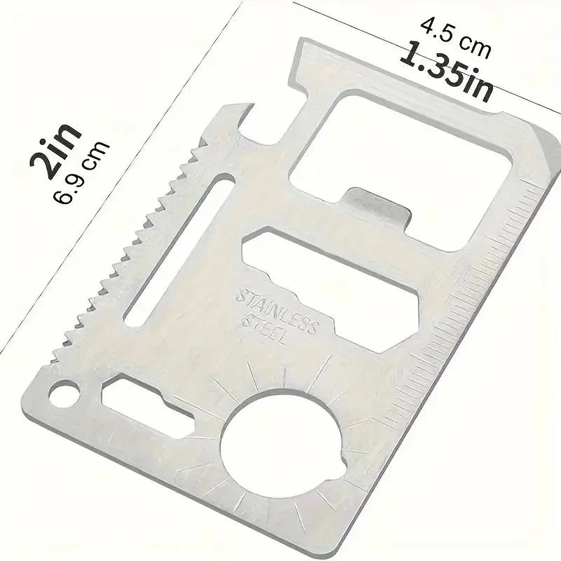 11-in-1 Survival Credit Card Multitool