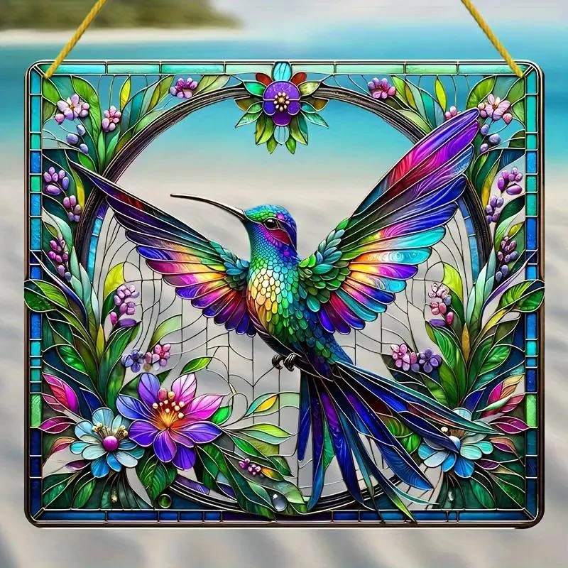 Beautiful Hummingbird Suncatcher
