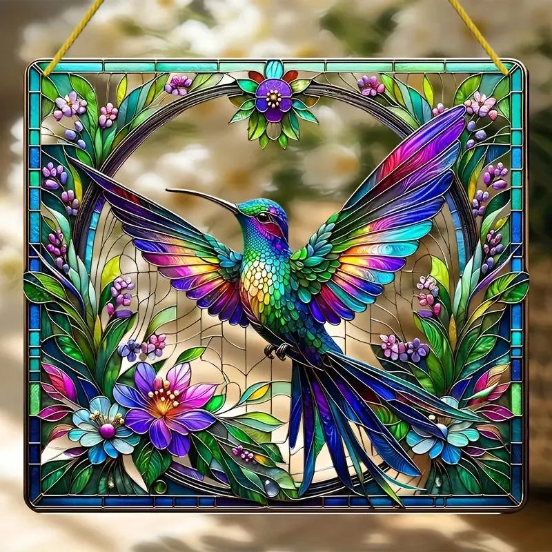 Beautiful Hummingbird Suncatcher