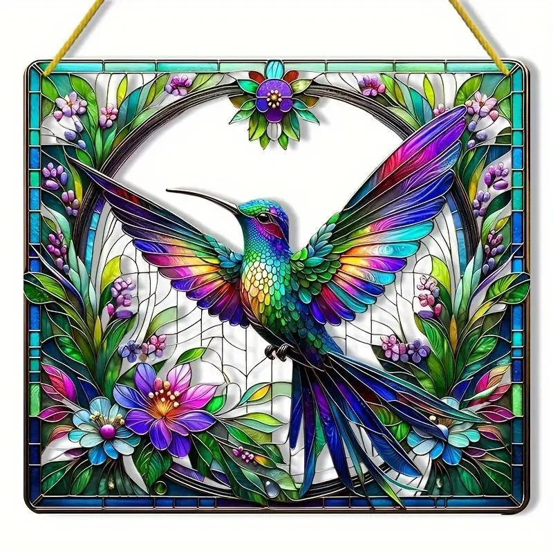 Beautiful Hummingbird Suncatcher