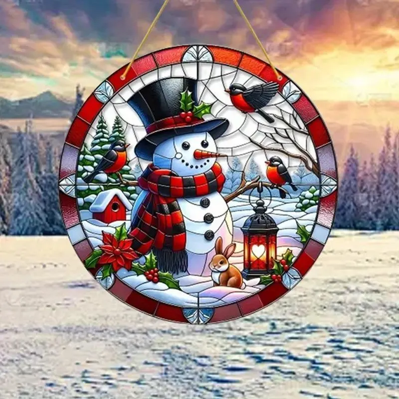 Snowman Suncatcher