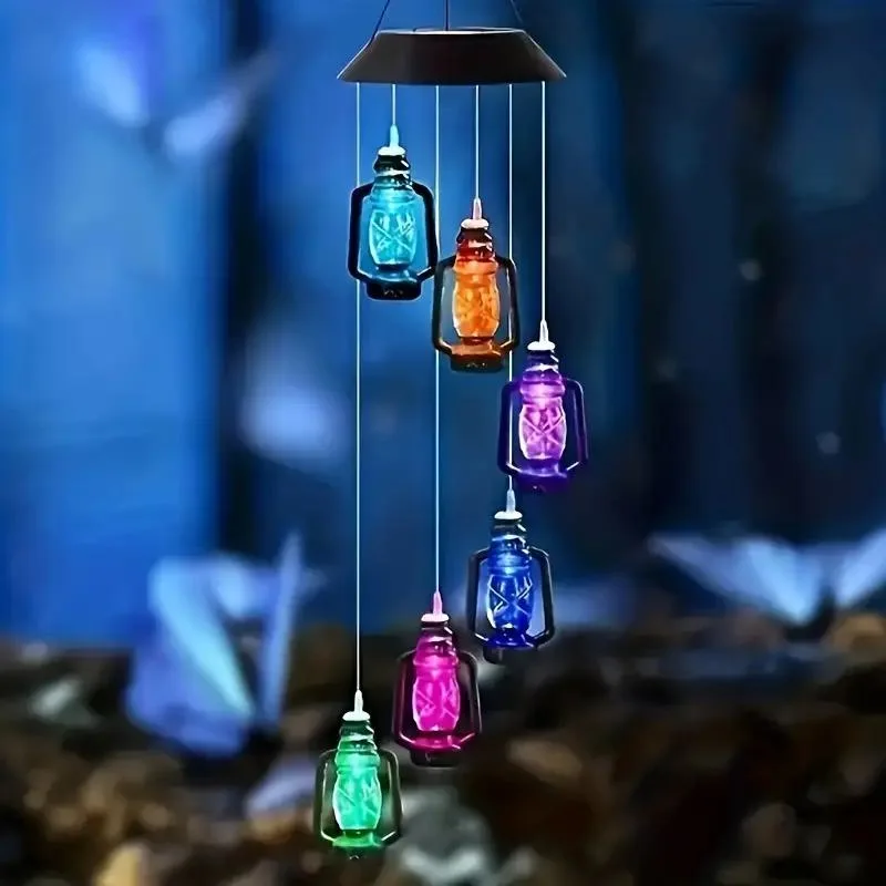 LED solar wind chime - Hanging Lanterns