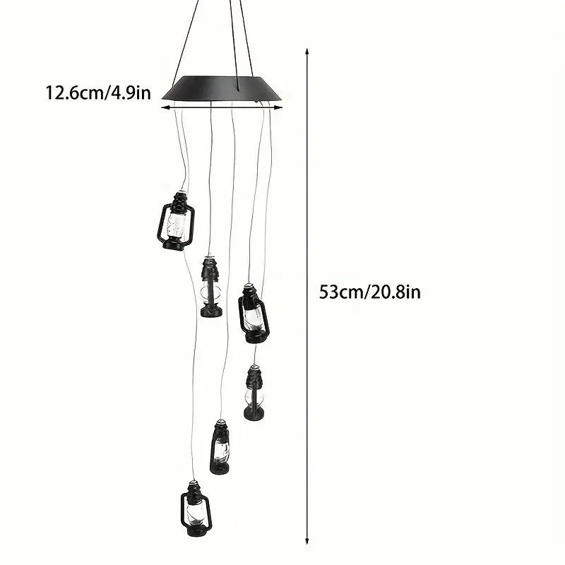 LED solar wind chime - Hanging Lanterns