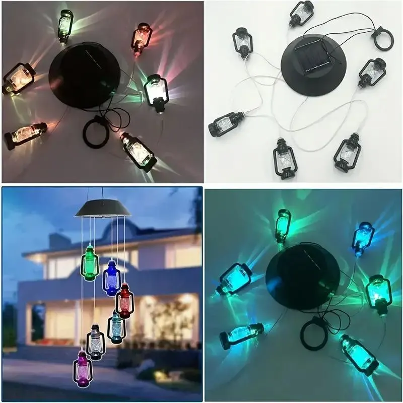 LED solar wind chime - Hanging Lanterns
