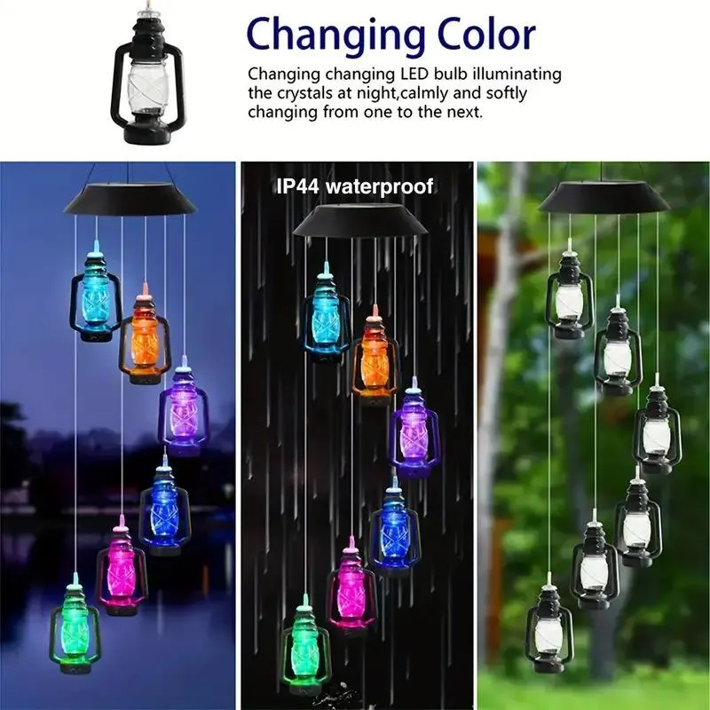 LED solar wind chime - Hanging Lanterns