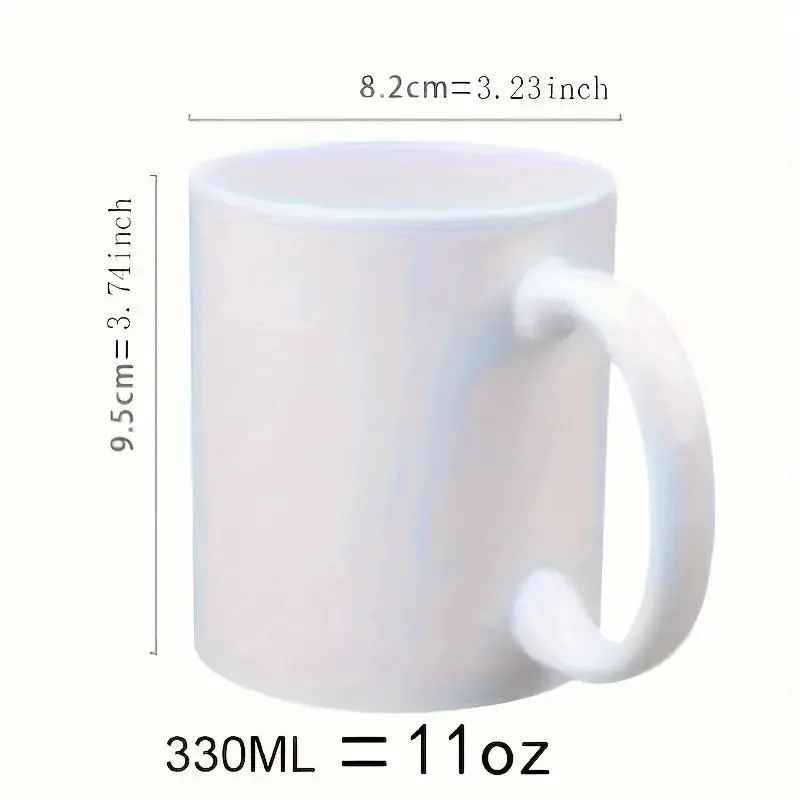 Golf-Themed Ceramic Mug - Double-Sided Coffee Cup - 11oz