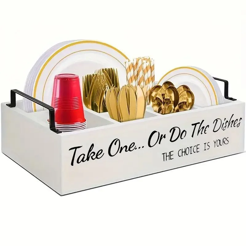Take One or Do The Dishes - Kitchen Storage Organizer