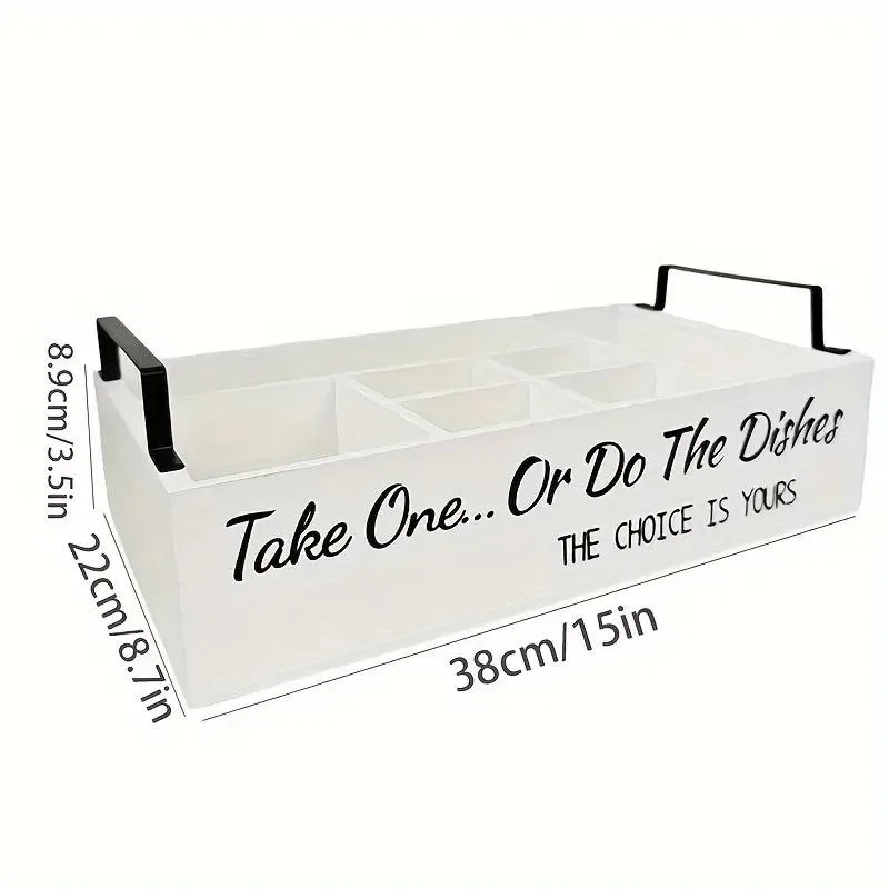 Take One or Do The Dishes - Kitchen Storage Organizer