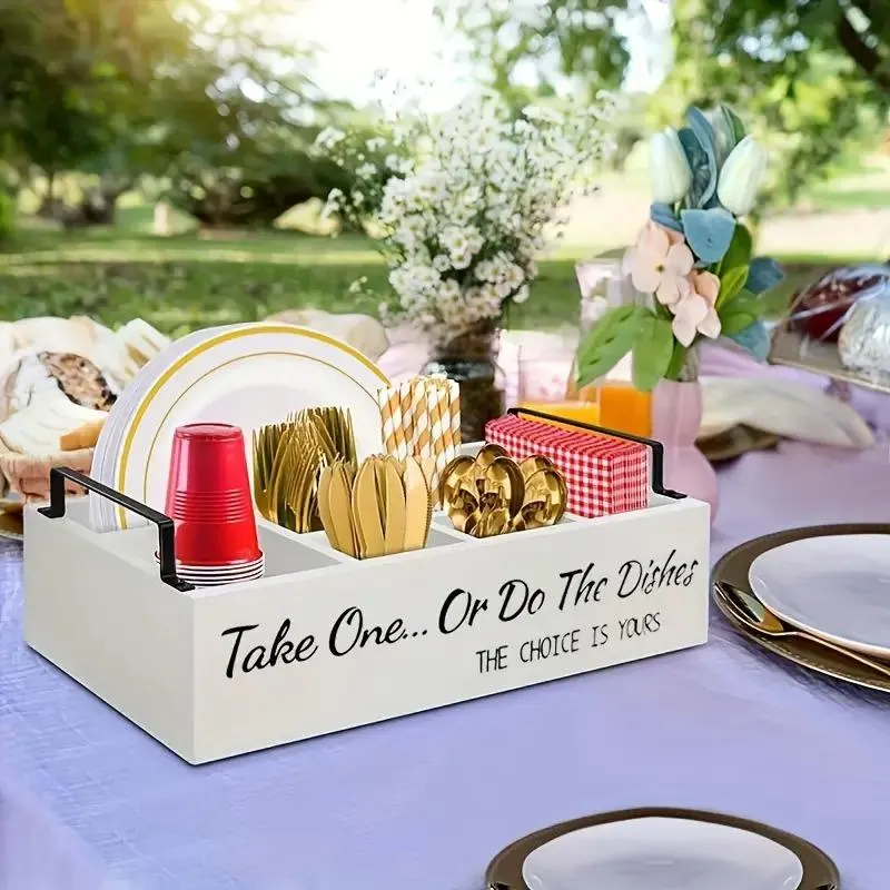 Take One or Do The Dishes - Kitchen Storage Organizer