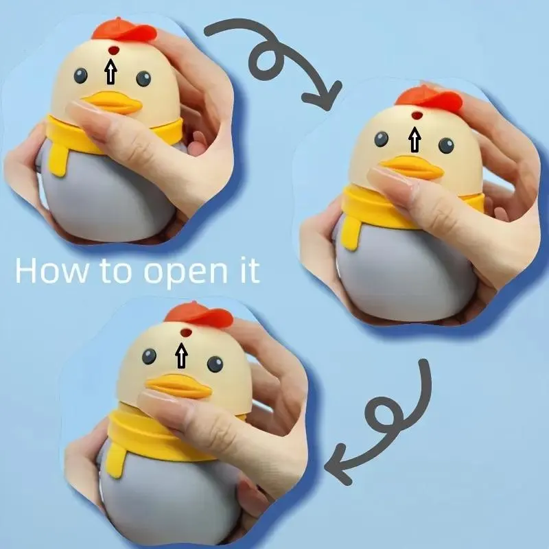 Adorable Duck-Shaped Automatic Pop-Up Toothpick Holder