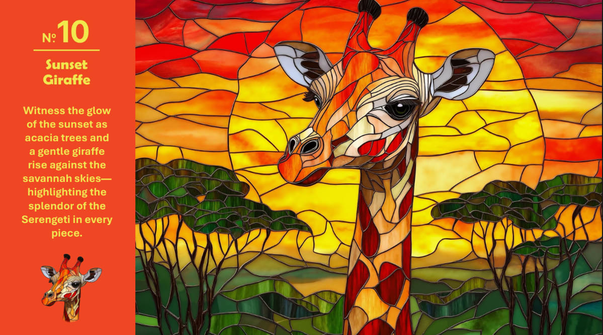 Sunset Giraffe