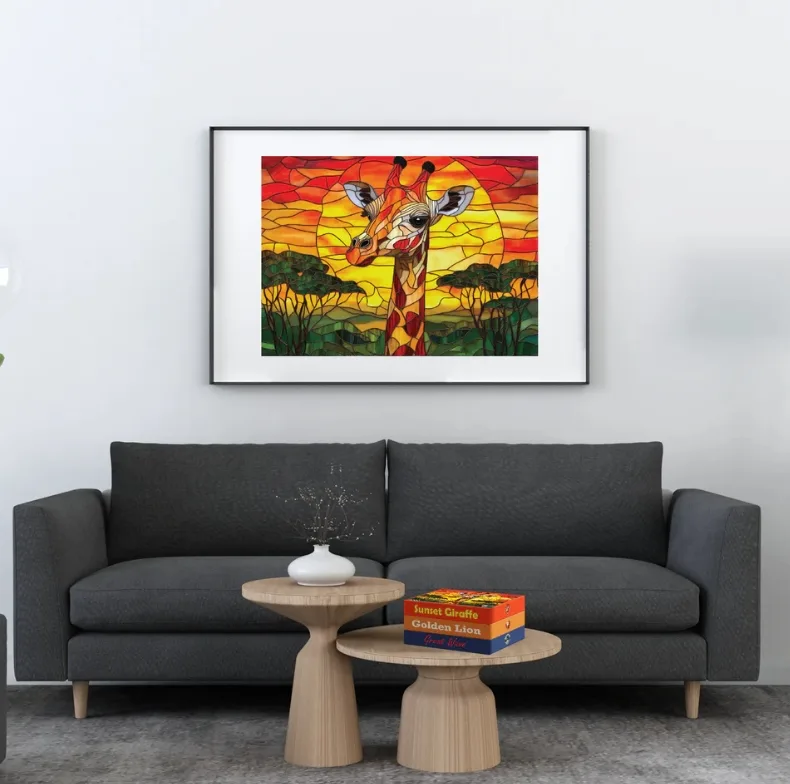 Sunset Giraffe