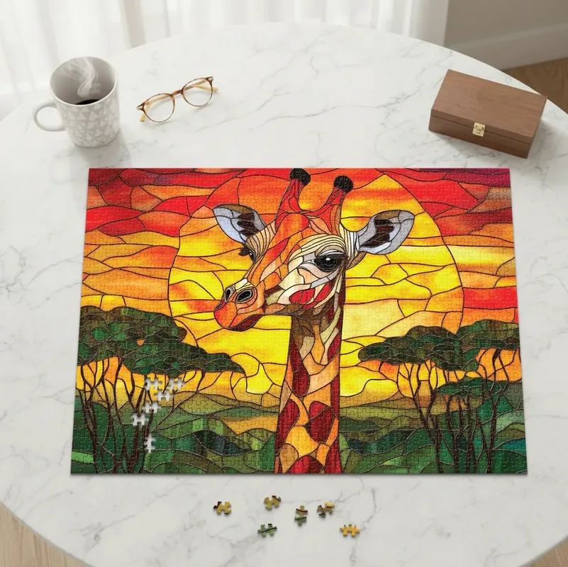 Sunset Giraffe