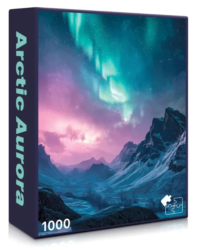 Arctic Aurora Landscape