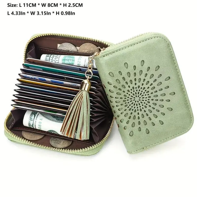 10-Slot Sunflower RFID Credit Card Holder Wallet