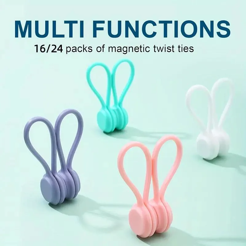 Magnetic Silicone Cable Ties