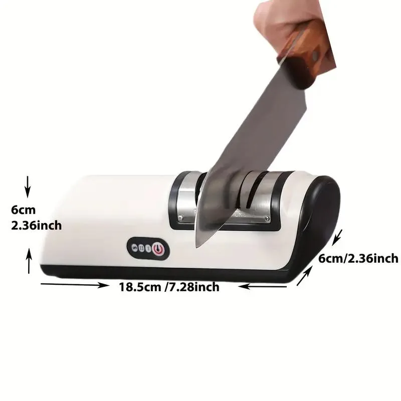 Automatic Electric Knife Sharpener - 2-Speed