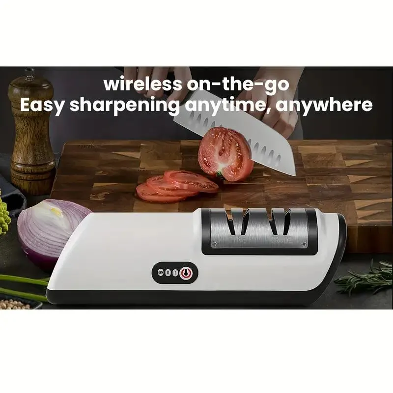 Automatic Electric Knife Sharpener - 2-Speed