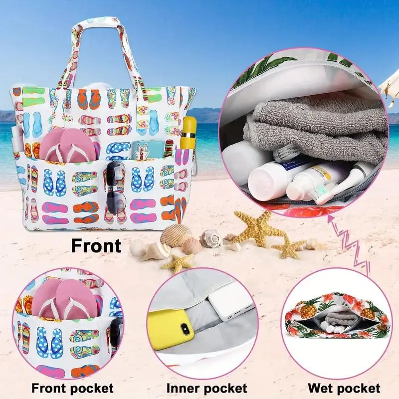 Extra Large Waterproof Beach Tote