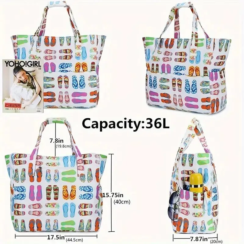 Extra Large Waterproof Beach Tote