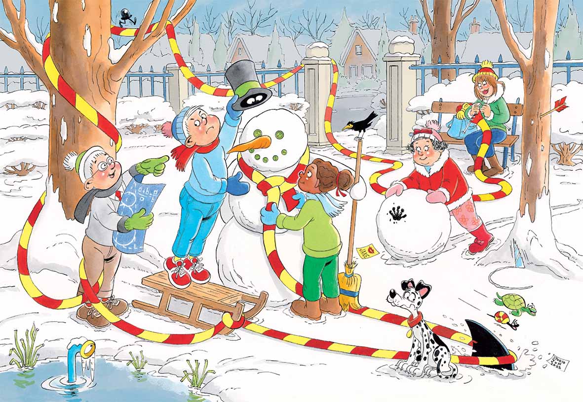 Snowman Christmas Jigsaw Puzzle