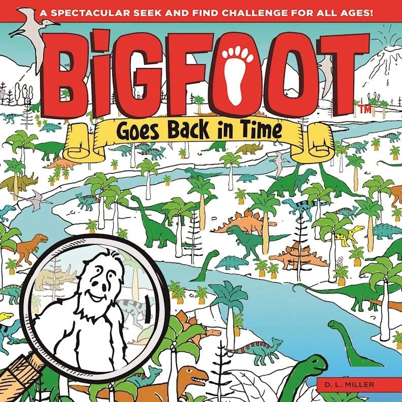 Bigfoot Goes Back in Time - Kid's Puzzle Adventure Book