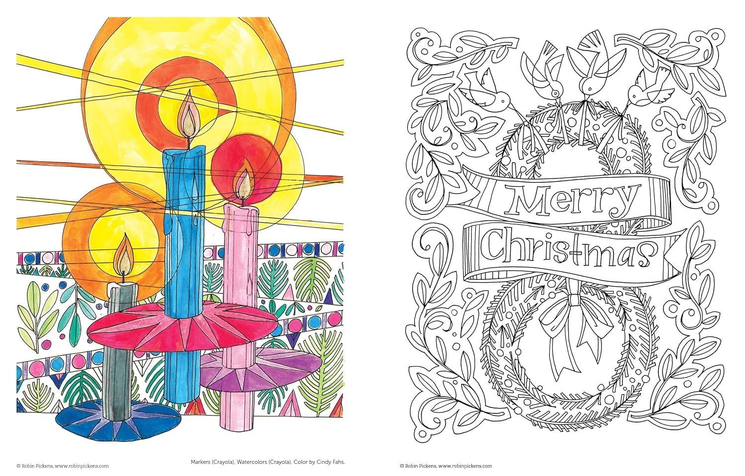 Christmas Traditions Coloring Book