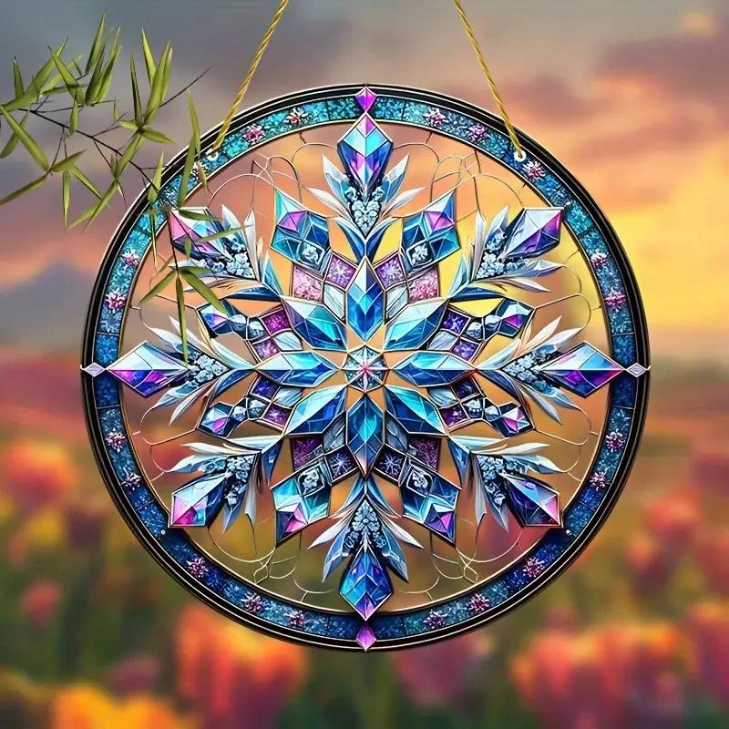 Snowflake Suncatcher (9''x9'')