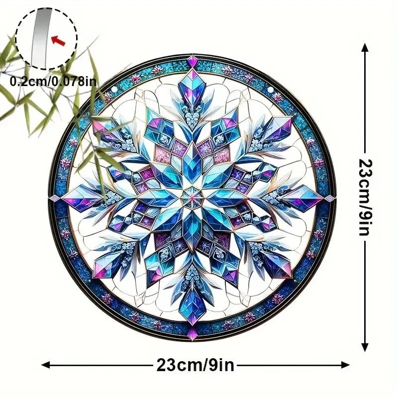 Snowflake Suncatcher (9''x9'')
